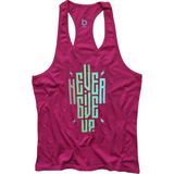 Bluu Ngup-W Fitness Gym Tank Top Sporcu Atleti Fuşya Renkli Rahat Kesim Günlük Kullanım İçin - XL