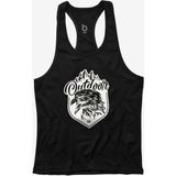 Bluu Outdooreagle Fitness Gym Tank Top Sporcu Atleti - 2XL - Siyah