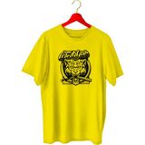 Bluu Outdoorwild Spor T-Shirt Bisiklet Yaka - Sarı