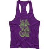 Bluu Savage Çok Renkli Fitness Gym Tank Top Erkek Sporcu Atleti