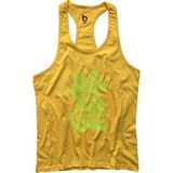 Bluu Savage Sarı Fitness Gym Tank Top Erkek Sporcu Atleti