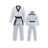 BLUU Siyah Yaka Taekwondo Elbisesi Dobok Tekvando Elbisesi