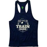 Bluu Trainhard Lacivert Fitness Gym Tank Top Erkek Sporcu Atleti
