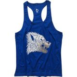 Bluu Wang Fitness Gym Tank Top Sporcu Atleti - XL - Saks Mavi