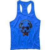 Bluu Wemusic Fitness Gym Tank Top Sporcu Atleti - Turkuaz