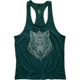 Bluu Wolfart Fitness Gym Tank Top Sporcu Atleti - Yeşil