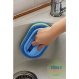 Bluvex Dayanıklı Sünger Fırça 3 Katlı Sünger Lavabo Süngeri Mutfak Banyo Bulaşık Yıkama Fırça Sünger
