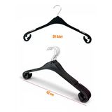 Bluz Askısı, Elbise Askısı, Tişört Askısı, Tunik Askısı, Gömlek Askısı, Siyah Renk, 43 cm, 20 Adet