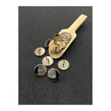Bluz Gömlek Düğmesi Unisex Metal Para Model Gold 10 Lu Set