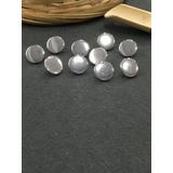 Bluz Gomlek Dugmesi Unisex Metal Para Model Gumus 10 Lu Set 52771510121030