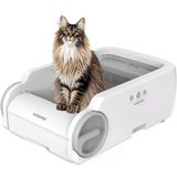 BLW02 Akıllı Otomatik Kedi Tuvaleti, APP Uygulama Kontrollü, Radar Sensör, Otomatik Temizleme, Geniş Hazne Açık Tasarım