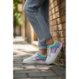 Blyss Beyaz Sarı Kadın Spor Yürüyüş Koşu Ayakkabı Sneaker