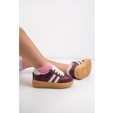 Blyss Kız Erkek Çocuk Bebek Bordo Spor Ayakkabı Sneaker