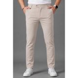 BM BALANCEMODA Erkek Bej Renk Kaliteli Esnek Likralı Slim Fit Kumaş Pantolon
