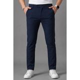 BM BALANCEMODA Erkek Lacivert Renk Kaliteli Esnek Likralı Slim Fit Kumaş Pantolon