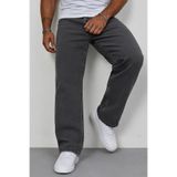 BM BALANCEMODA Füme Kar Baggy Fit Likrasız Rahat Kesim Jean Pantolon