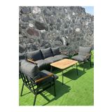 BM DESİNG GENİŞ BALKONLAR İÇİN KONFORLU BAHÇE VE BALKON MOBİLYASI 3+1+1+SEHPA