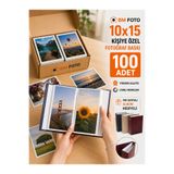 BM Foto 100 Adet 10x15 Fotoğraf Baskısı + 100 Sayfalı 10x15 Albüm Hediyeli | Kişiye Özel Parlak Fotoğraf Baskı