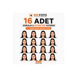 BM Foto 16 Adet 5x6 cm Biyometrik Vesikalık Fotoğraf | Ehliyet ve Kimlik