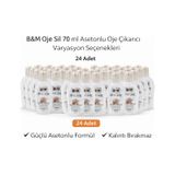 B&m Oje Sil 70 Ml Asetonlu Oje Çıkarıcı Güçlü Formül 24 Adet 0
