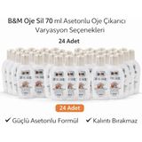B&M Oje Sil 70 Ml Asetonlu Oje Çıkarıcı Güçlü Formül 24 Adet