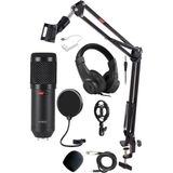 BM800K Mikrofon Seti (Stand Filtre 7.1 Ses Kartı Kulaklık)