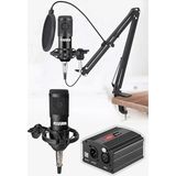 BM800YP Youtuber Mikrofon Phantom Stand Filtre 7.1 Seti