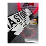 BMASTORE06 Audi Logolu Zebra Model Pleksi Plakalık(1çift,2adet)