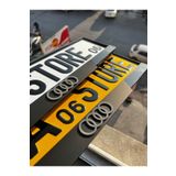 BMASTORE06 AUDİ Uyumlu MAT Model Pleksi Plakalık (1Çift,2Adet)