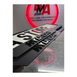 BMASTORE06 HYUNDAI YAZILI MAT PLEKSİ PLAKALIK(1ÇİFT, 2 ADET)