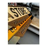 BMASTORE06 Maserati Mat Model Pleksi Plakalık (1ÇİFT,2ADET)