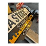 BMASTORE06 MAZDA MAT Uyumlu Model Pleksi Plakalık (1Çift,2Adet)