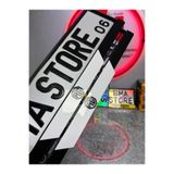 BMASTORE06 MG Logolu Zebra Model Pleksi Plakalık