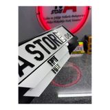 BMASTORE06 YENİ FİAT Logolu Zebra Model Pleksi Plakalık(1çiff,2adet)