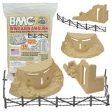 BMC Klasik Marx Axis Ambush - 14 parça Bronz Plastik Ordu Erkek Oyun Seti Aksesuarları