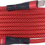 BMCC-06 Kirmizi USB-C-C Manyetik Kablo – 2 m, 100 W Süper Hızlı Şarj