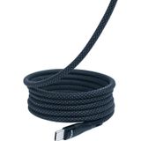 BMCC-06 Siyah USB-C-C Manyetik Kablo – 2 m, 100 W Süper Hızlı Şarj
