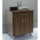 Bmd Mobilya Çok Amaçlı Raflı Dolap 60x58x85 cm | Mutfak, Banyo, Balkon ve Kiler İçin Çok Amaçlı Düzenleyici Dolap - Ceviz