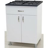 BMD Set Altı Ocak Dolabı Beyaz En:60 cm Derinlik: 58 cm Yükseklik:85 cm