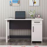 BMdekor Çalışma Masası Nest Beyaz Antrasit - 60 x 120 cm - Antrasit - Beyaz