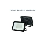 BMG Aydınlatma 50 Watt Led Projektör Ip65 Dış Mekan Led Aydınlatma Armatürü Beyaz Işık
