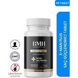 BMH Cosmetics X-Man Plus Saç Güçlendrici Tablet 60 Adet ( Keratin + Saw Palmentto )