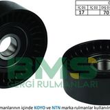 Bms T5-Passat-Caddy-Golf 4/5-Jetta-Toledo-Leon-Ibiza Kütüksüz Alternatör Gergi Rulmanı