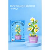 BMT TOYS Papatya Çiçeği Saksı Modeli Brıcks 3D Mini Blok Yapı Oyuncağı - 112 Parça