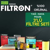 Bmw 1.18 Filtron Filtre Bakım Seti E81 E87 2005-2011 3lü