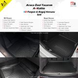 Bmw 1 Serisi F20 2011 Sonrası Siyah 3D Havuzlu Paspas
