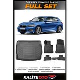 Bmw 1 Serisi F20 Bagaj Havuzu+4.5d Havuzlu Paspas Seti 2017 Model - Siyah