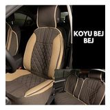Bmw 2 SERİSİ 216d Lüx Oto Koltuk Minderi Ön Arka 5'li Set ELEGANCE Serisi KOYU BEJ