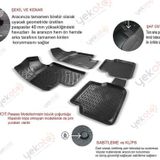 Bmw 3 F30 2012 Sonrası Bej 3D Havuzlu Paspas