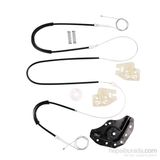 Bmw 3 Serisi E46 2001-2005 4/5 Kapi Makyajli Kasa 51330018129 Icin On Sol Cam Kriko Seti Kapakli